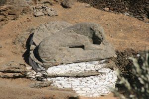 kea, île des cyclades, lion souriant